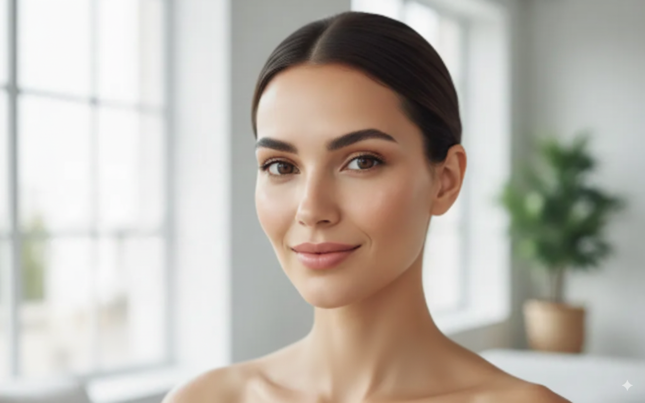 Professional skin treatment consultation